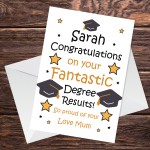 Personalised Congratulations Card For Daughter Son Degree Result