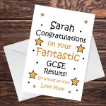 Personalised Congratulations Card For Daughter Son GCSE Results