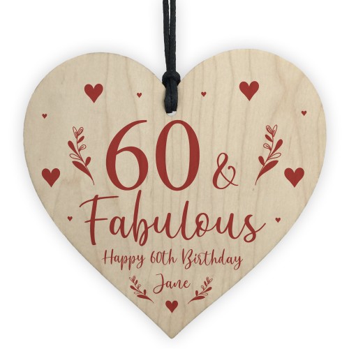 60th Birthday Gift For Mum Sister Auntie Personalised 60