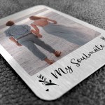 My Soulmate Gift Personalised Wallet Insert Husband Wife Him Her