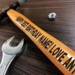 Personalised 21st 30th 40th 50th Birthday Engraved Hammer Gift