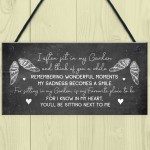 Garden Plaque Hanging Shed Sign Mum Nan Grandad Memorial Family