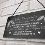 Garden Plaque Hanging Shed Sign Mum Nan Grandad Memorial Family