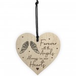 Always In Our Hearts Memorial Gift Hanging Plaque Mum Dad Nan