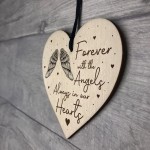 Always In Our Hearts Memorial Gift Hanging Plaque Mum Dad Nan