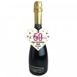 50 And Fabulous Gift Wood Heart Personalised 50th Birthday Gift