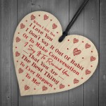 Anniversary Gift For Boyfriend Girlfriend Husband Wife Love Sign