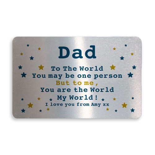 Special Dad Fathers Day Birthday Christmas Gift Personalised