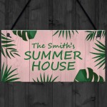 Garden Summer House PERSONALISED Decor Garden Bar Signs