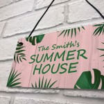 Garden Summer House PERSONALISED Decor Garden Bar Signs