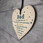 Special Fathers Day Birthday Christmas Gift For Dad Heart