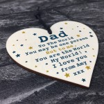 Special Fathers Day Birthday Christmas Gift For Dad Heart