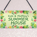 Summer House Welcome Personalised Sign For Garden Shed Sign