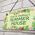 Summer House Welcome Personalised Sign For Garden Shed Sign