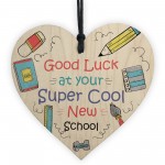 1ST FIRST DAY AT SCHOOL Gift Hanging Heart Back To School Gift