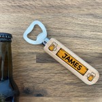 PERSONALISED Bottle Opener Birthday Gift Uncle Son Dad 18th 21st