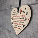 Personalised Gift For Soulmate Wife Husband Heart Anniversary