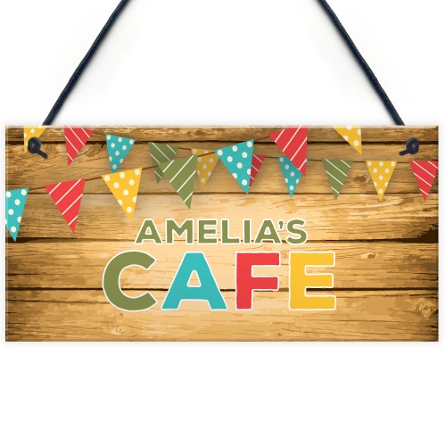 Gift For Daughter Son Playroom Sign Personalised Cafe Sign