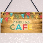 Gift For Daughter Son Playroom Sign Personalised Cafe Sign