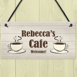 Personalised CAFE Sign For Child Daughter Son Playroom Playhouse