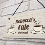 Personalised CAFE Sign For Child Daughter Son Playroom Playhouse