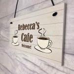 Personalised CAFE Sign For Child Daughter Son Playroom Playhouse