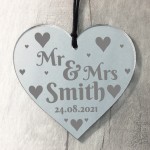 Personalised Wedding Anniversary Gift Husband Wife Couple Gift