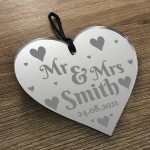 Personalised Wedding Anniversary Gift Husband Wife Couple Gift