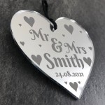 Personalised Wedding Anniversary Gift Husband Wife Couple Gift