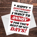 Funny Anniversary Cards Rude Anniversary Card Him Her Boyfriend