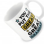 Great Grandad Novelty Mug Birthday Christmas Gift For Grandad