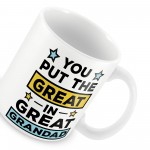 Great Grandad Novelty Mug Birthday Christmas Gift For Grandad