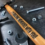 Boyfriend Husband Engraved Hammer Gifts For Him Birthday