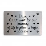 Personalised Our Love Journey Anniversary Gifts For Him Her