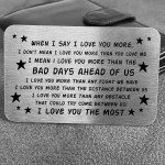 Cute Anniversary Gift Keepsake For Boyfriend Girlfriend Husband 