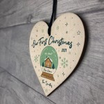 Our First 1st Christmas In Our New Home Bauble Personalised Xmas