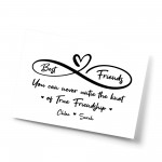 Best Friends Untie Knot Print Personalised Birthday