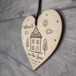 Personalised House Warming Gift Our New Home Gift Wood Heart