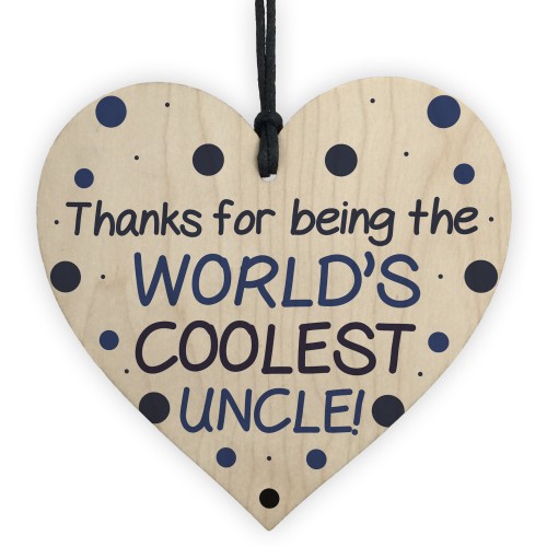 Worlds Coolest Uncle Novelty Christmas Gift For Uncle Birthday