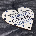 Worlds Coolest Uncle Novelty Christmas Gift For Uncle Birthday