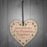 Our 1st Christmas Together Bauble Tree Decoration Personalised