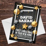 Novelty Christmas In New Home Card Congratulations Personalised 