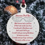 Wooden Memorial Bauble Poem Wooden Hanging Tree Decoration