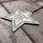 PERSONALISED Gift For Teacher Christmas Hanging Bauble