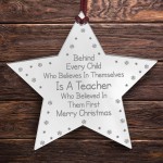 Thank You Gift For Teacher Engraved Star Christmas Gift