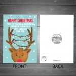 Christmas Card For Teacher Assistant From Child Nursery School