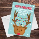 Christmas Card For Teacher Assistant From Child Nursery School