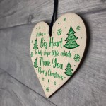 Thank You Gift For Teacher Christmas Wooden Heart Gift