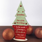 Christmas Gift For Grandma Wood Christmas Tree Thank You Gift