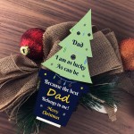 Christmas Gift For Best Dad Wooden Christmas Tree Thank You Dad